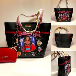 Nikky Bag by Nicole Lee-American Girl Tote Bag & Pouch 2-Piece Set